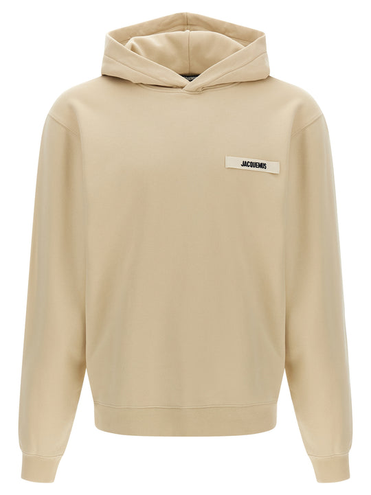 Le Hoodie Gros Grains Sweatshirt Beige