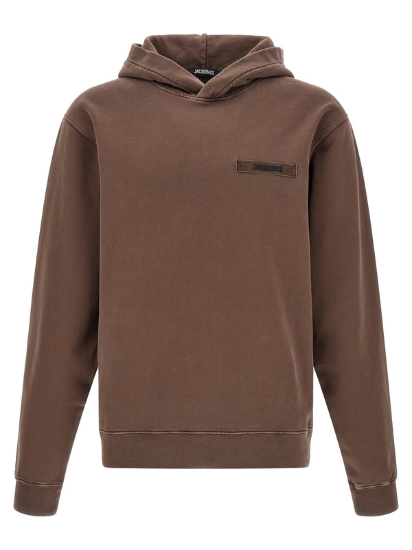 Le Hoodie Gros-Grain Sweatshirt Brown