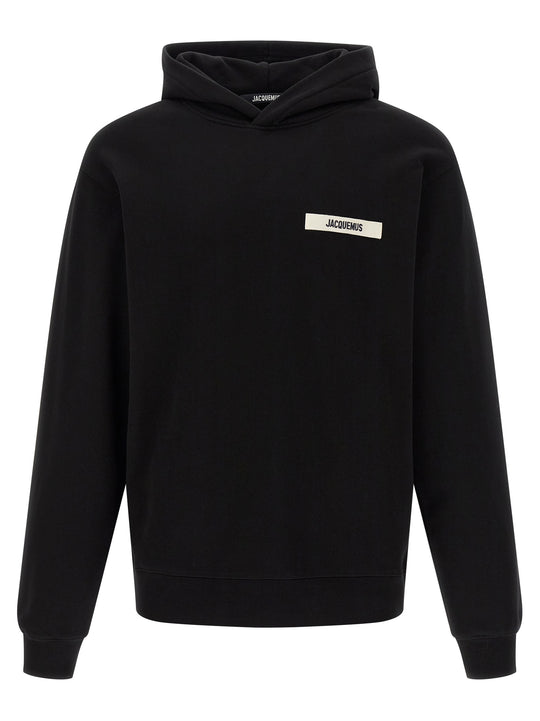 Le Hoodie Gros-Grain Sweatshirt Black