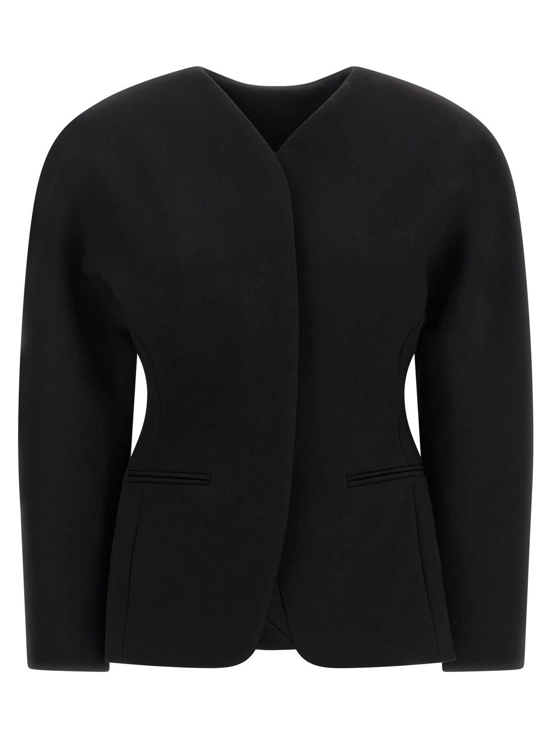 Jacquemus La Veste Ovalo BlazerS - Black | 51b2c2ad5e113c0ba57a1d435444c64316c57d2f