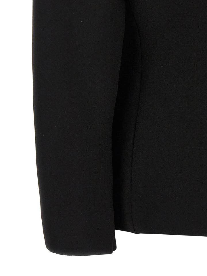 Jacquemus La Veste Ovalo BlazerS - Black | f2d402eba43d942fffb84f95d880e9ae6d383e52