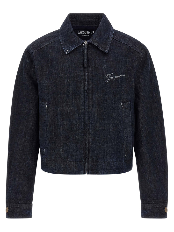 Jacquemus La Veste De-Nîmes Canevas Puffer Jackets - Blue | 2dfc053a4213978226f07d6ecae442dc48930c6d