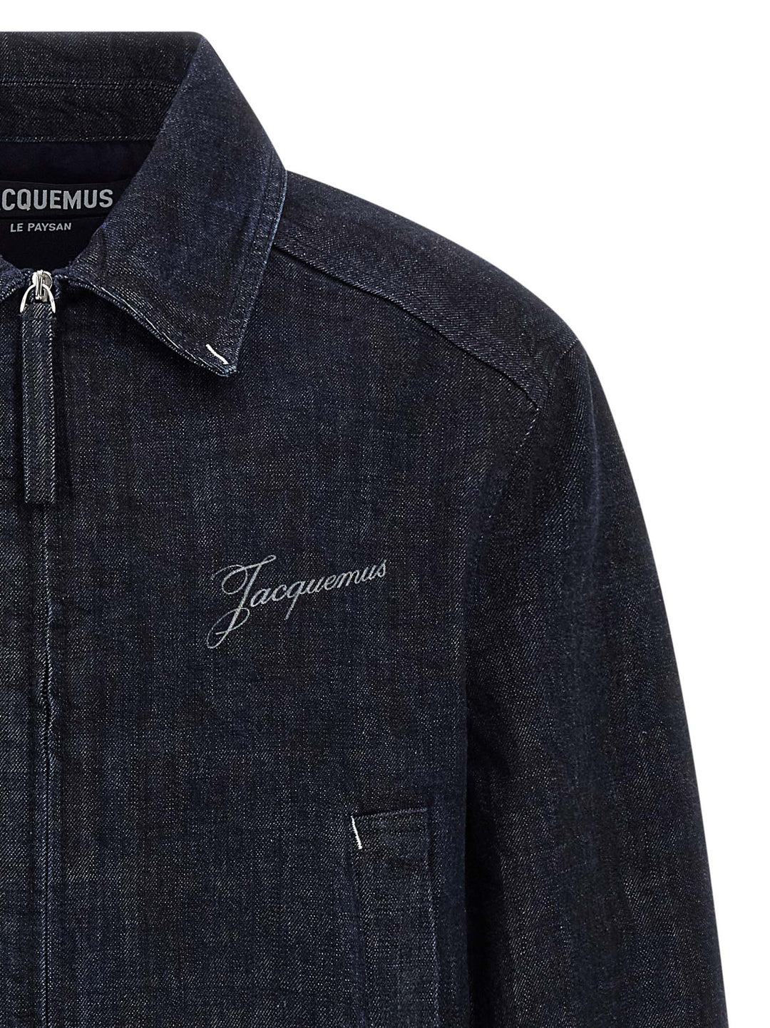 Jacquemus La Veste De-Nîmes Canevas Puffer Jackets - Blue | 2dc2dd26825ae64a7a466d08c9dec64a5fb18390