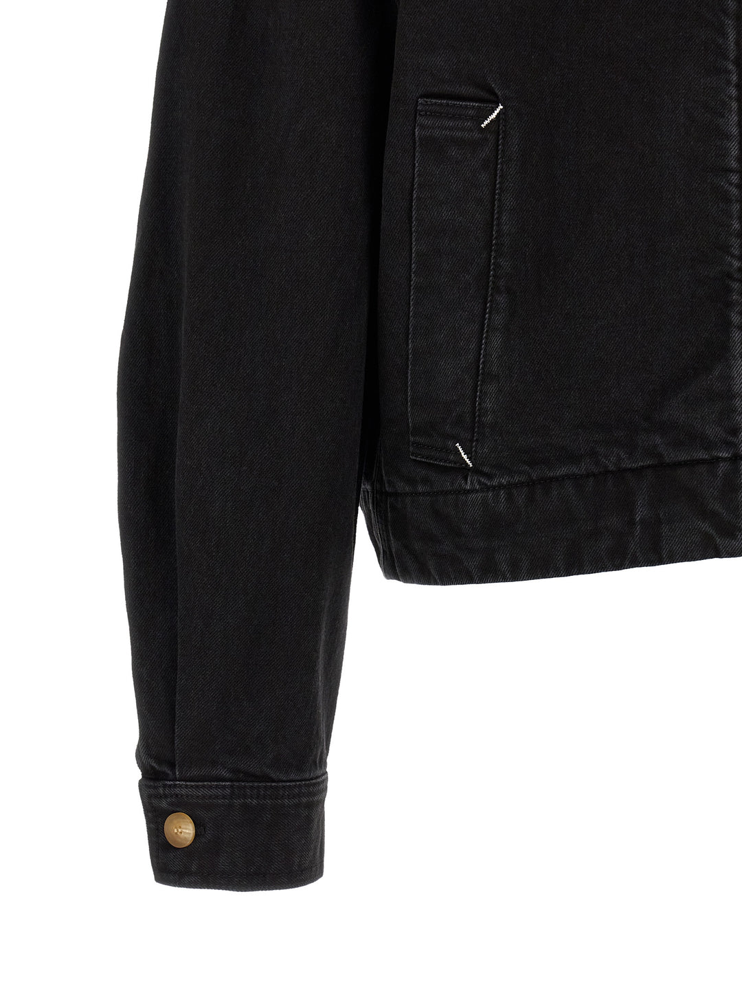 Jacquemus La Veste De-Nîmes Canevas Puffer Jackets - Black | ae1daa925339a8c6c914b2e8fd9c35319344f846