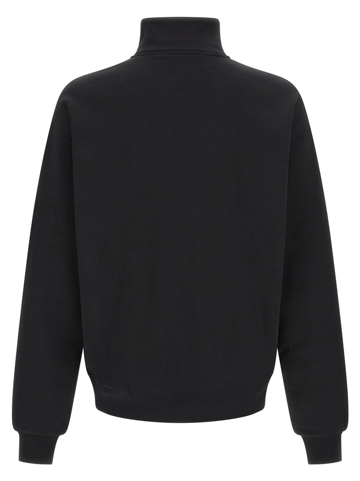 Jacquemus Le Camionneur Gros Grain Sweatshirt - Black | 59c1fd714558fe003235feb019150b81dcd740a8