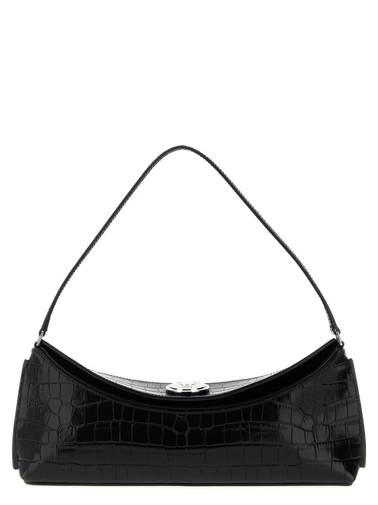 La Pochette Ovalo Shoulder Bags Black