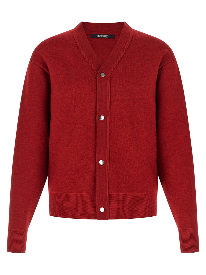 Jacquemus Le Cardigan Doppio Sweaters and Cardigans - Red | 394b70a4faba85eb4573933b0ec82b2b3b1d97b1