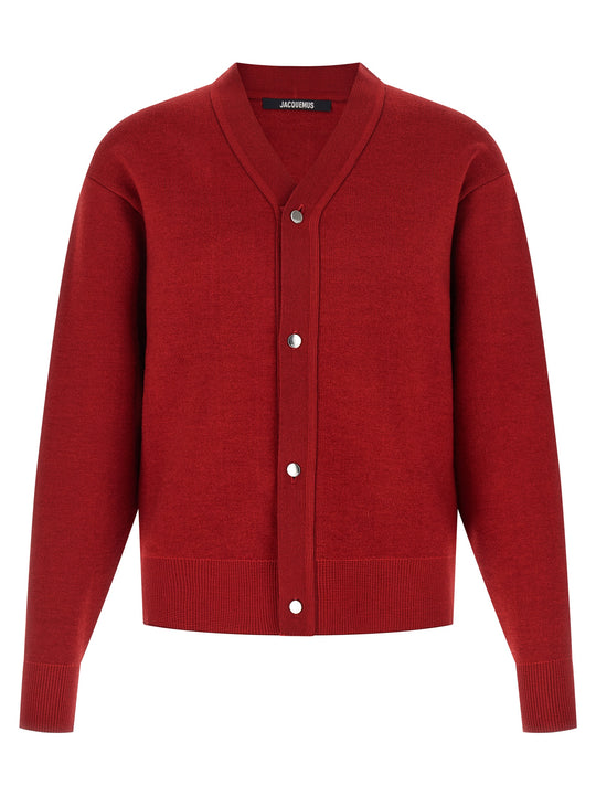 Le Cardigan Doppio Sweaters And Cardigans Red