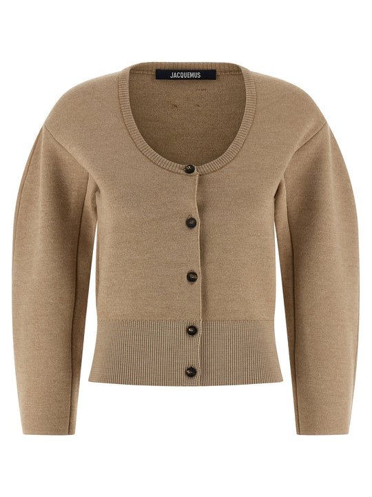 Le Gilet Doppio Sweaters And Cardigans Beige