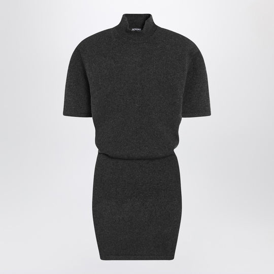Dark Grey Wool And Cashmere Dress