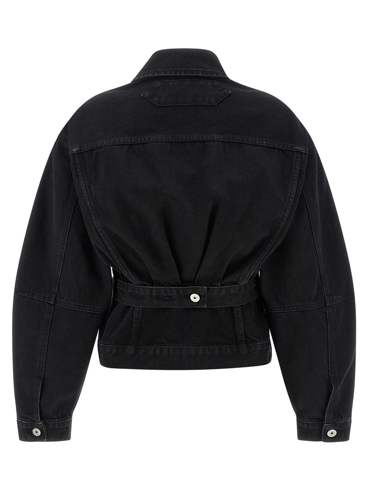 Jacquemus La Veste De-Nimes Puffer Jackets - Black | c6a509cf36c3b15b796d8061d02fc568eb4c9c06