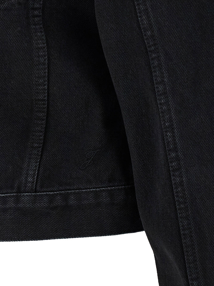 Jacquemus La Veste De-Nimes Puffer Jackets - Black | 43bef97415c6236a21aa6cfe9864dd01130efbb1