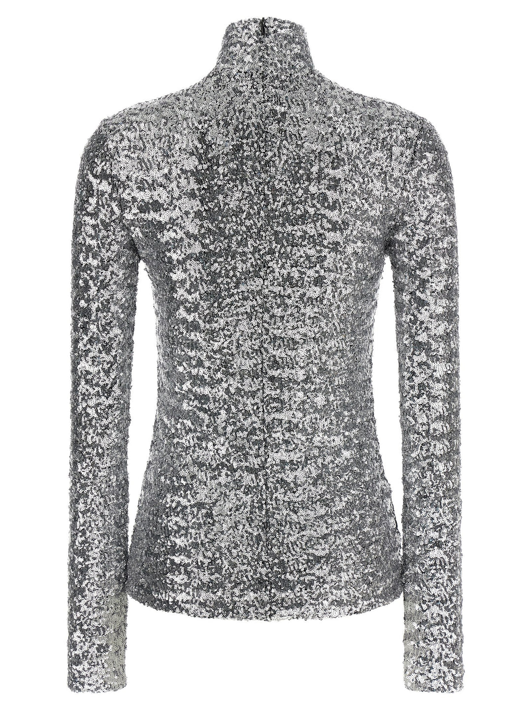 Paco Rabanne Sequin Sweater Sweaters and Cardigans - Silver | ee9895e7781362bcb9976b6dc128e94a86718837