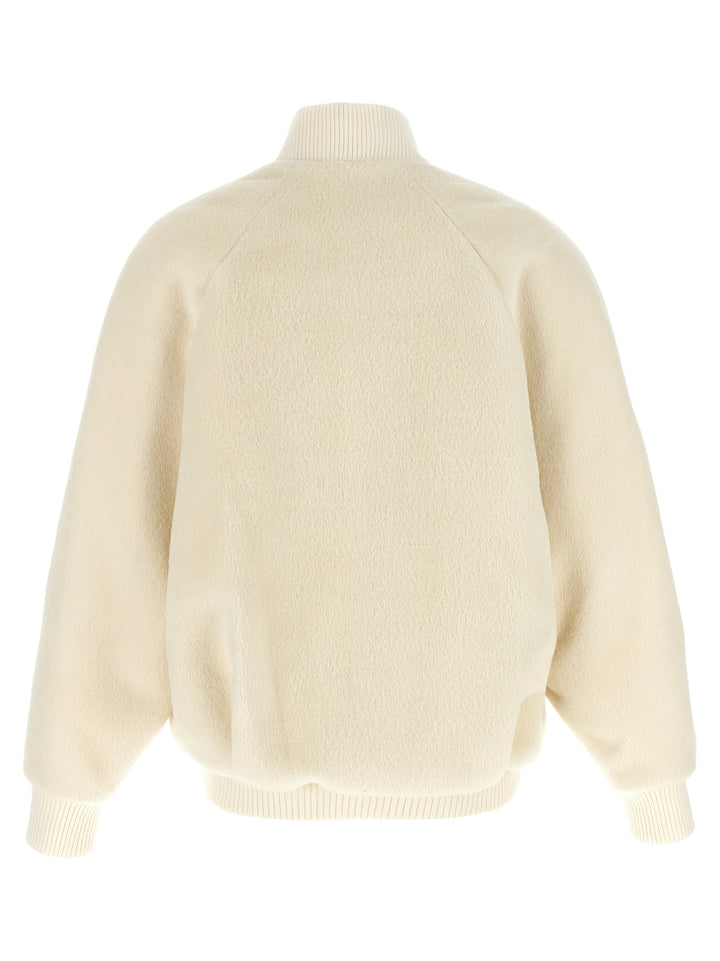 Jacquemus Le Blouson Pilu Puffer Jackets - White | 8be8c3785402a5f98e124c47a4186e1a8ed22c95