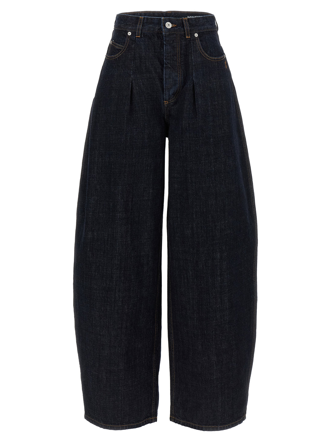 Jacquemus Le De-Nimes Ovalo Jeans - Blue | 630d9044e59b79e411c9a3d3533017866f8661fe