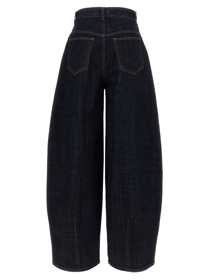 Jacquemus Le De-Nimes Ovalo Jeans - Blue | 94b378b12e20a4594856c1aad87649b144108995