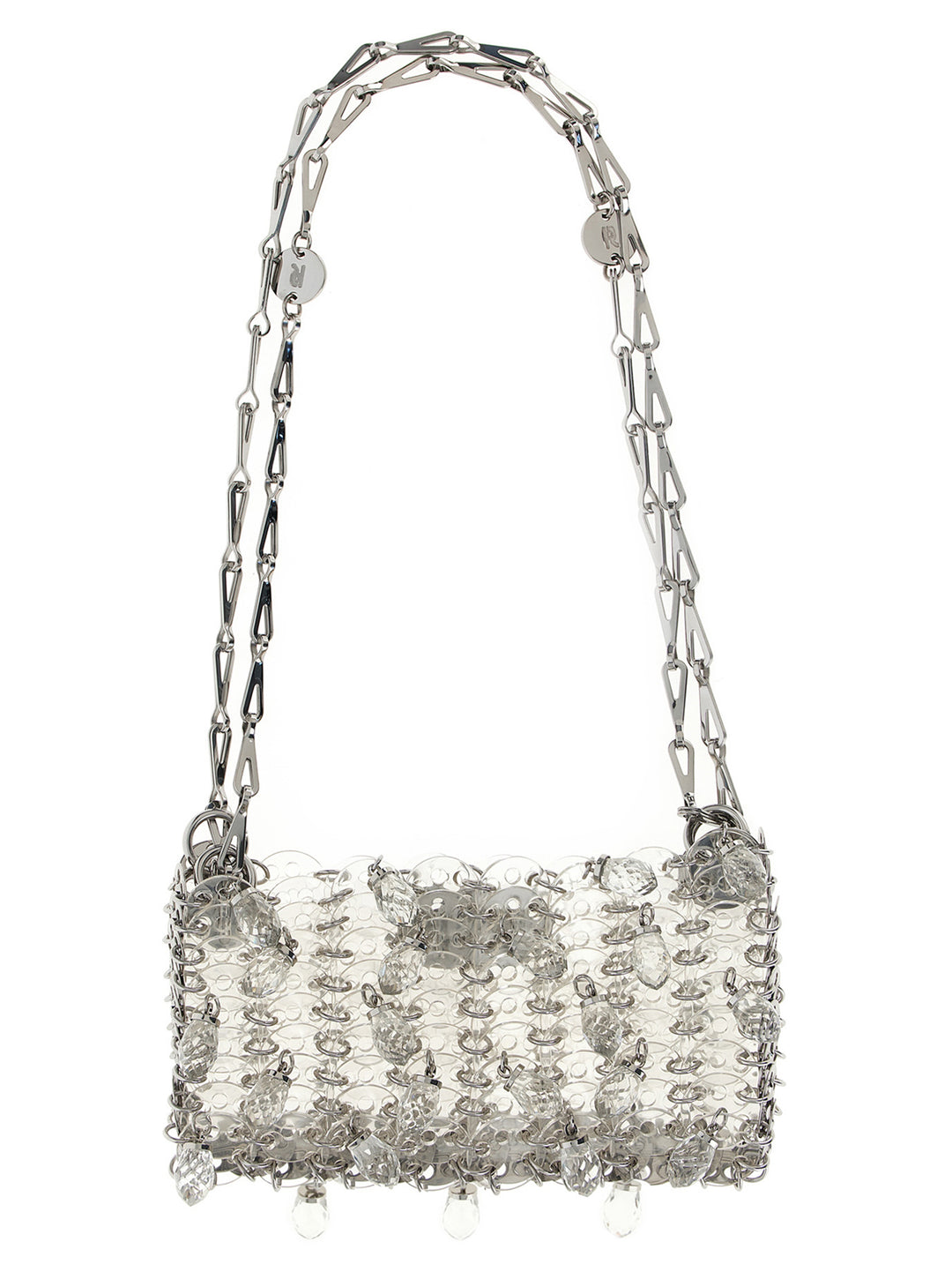 Paco Rabanne 1969 Nano Crystal Resin Shoulder Bags - Silver | 4b29d7c111eebb3888f9cd5f4d3028584569adea