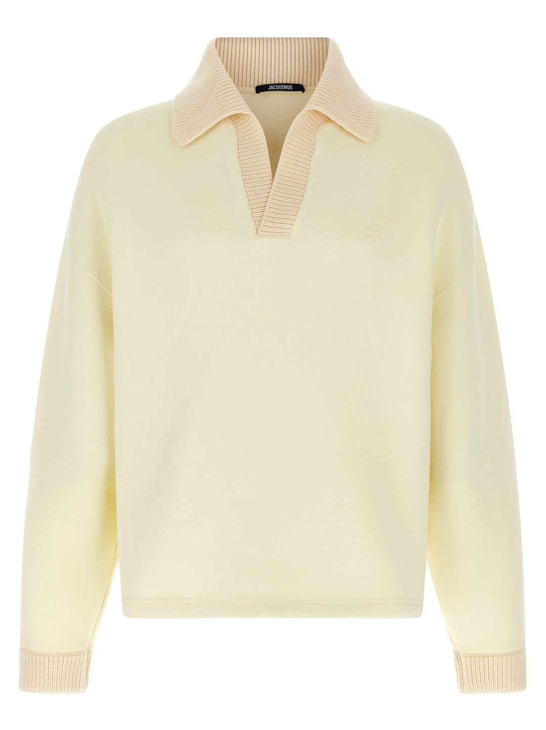 Jacquemus Le Polo Punto Sweatshirt - Beige | 45385bc5bbdb6ef6473b87b99e2ac6ae02a9129f