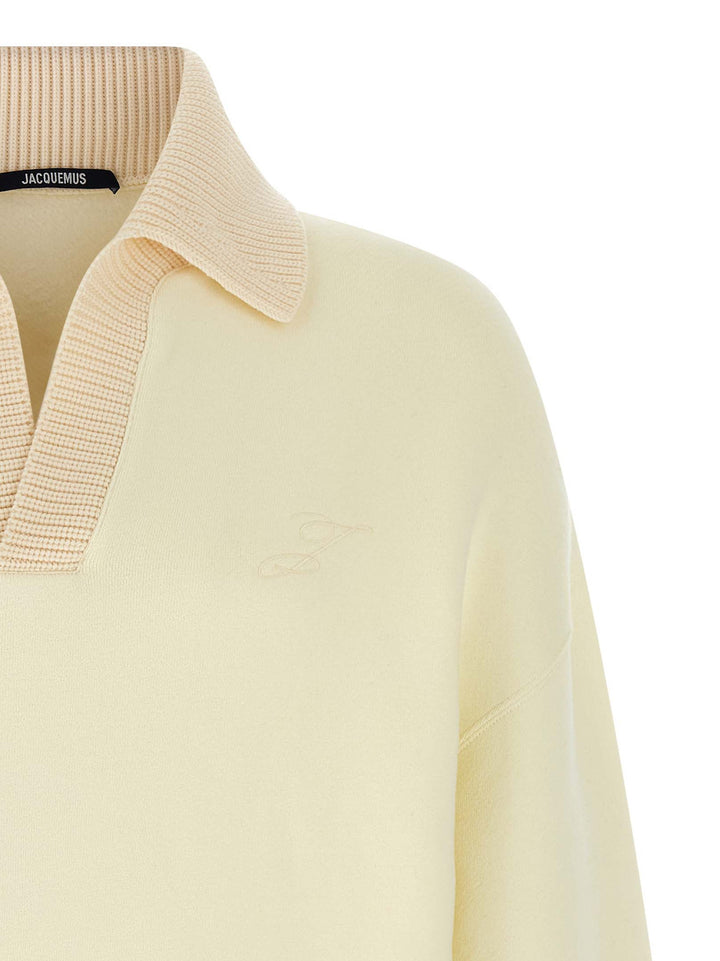 Jacquemus Le Polo Punto Sweatshirt - Beige | 195eef570ea252c805cf6889e0496990fcb907be
