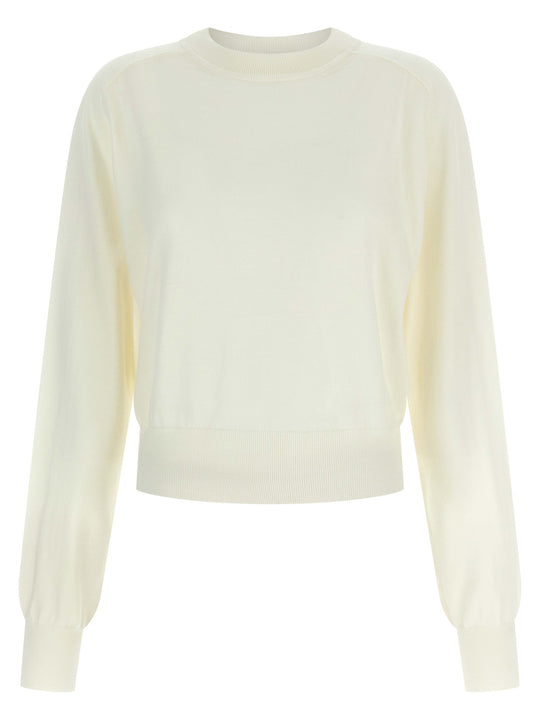 Le Sweater Brodé Sweaters And Cardigans White