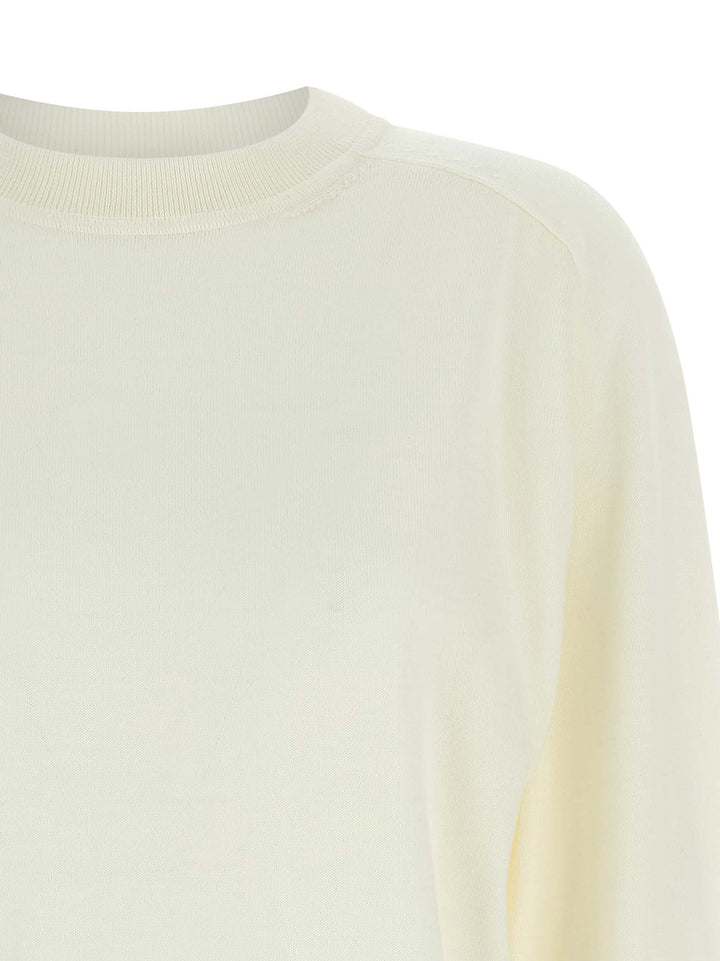 Jacquemus Le Sweater Brodé Sweaters and Cardigans - White | e5f1e3a8c1ec7ec0611432dae010d012803515b1