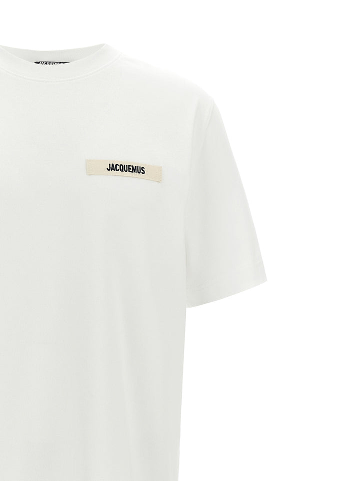 Jacquemus Gros Grain T-shirt - White | 542ccacb6ad07e82cc54e2ab85439545b90d5328