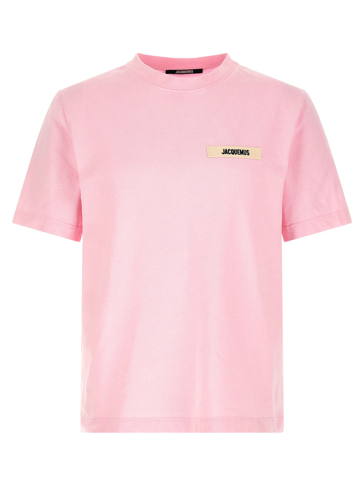 Jacquemus Le  Gros-Grain T-shirt - Pink | 158bd26a6a6dc631d3c98735af5870d3c667ea9e