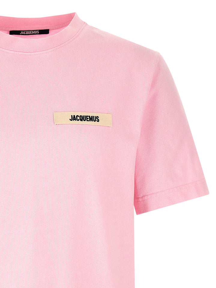Jacquemus Le  Gros-Grain T-shirt - Pink | b5d8812265d8f3271a20631b6a7390374fac5c62