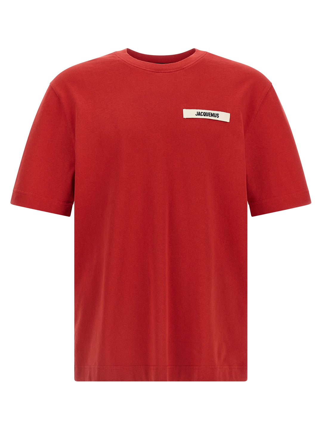 Jacquemus Gros Grain T-shirt - Red | b8456b58167cd916378f2ff3255521c61511ad20