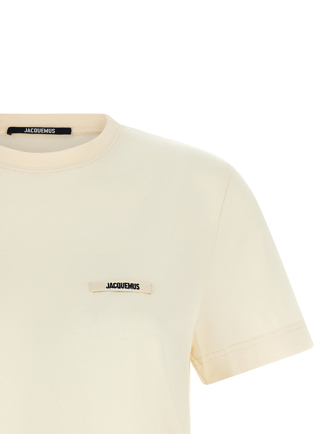 Jacquemus Le  Gros-Grain T-shirt - Beige | e861a1b7e5f021a86871143e0787e3dc782a8a46