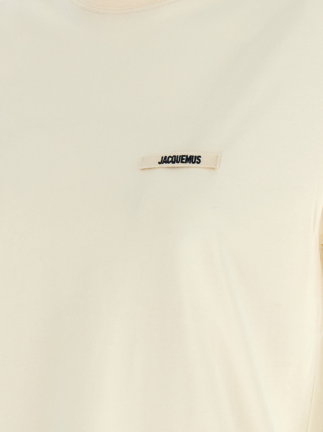 Jacquemus Le  Gros-Grain T-shirt - Beige | 4cef831e1e32a4ae8f8800bc3c0d986c10eb850c