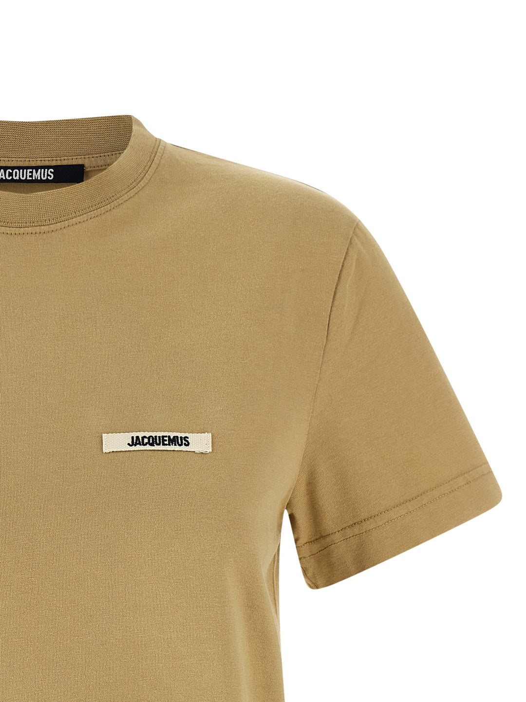 Jacquemus Le  Gros-Grain T-shirt - Beige | 7b5426d9096a791a77468a7c44f1cc5a393d4494