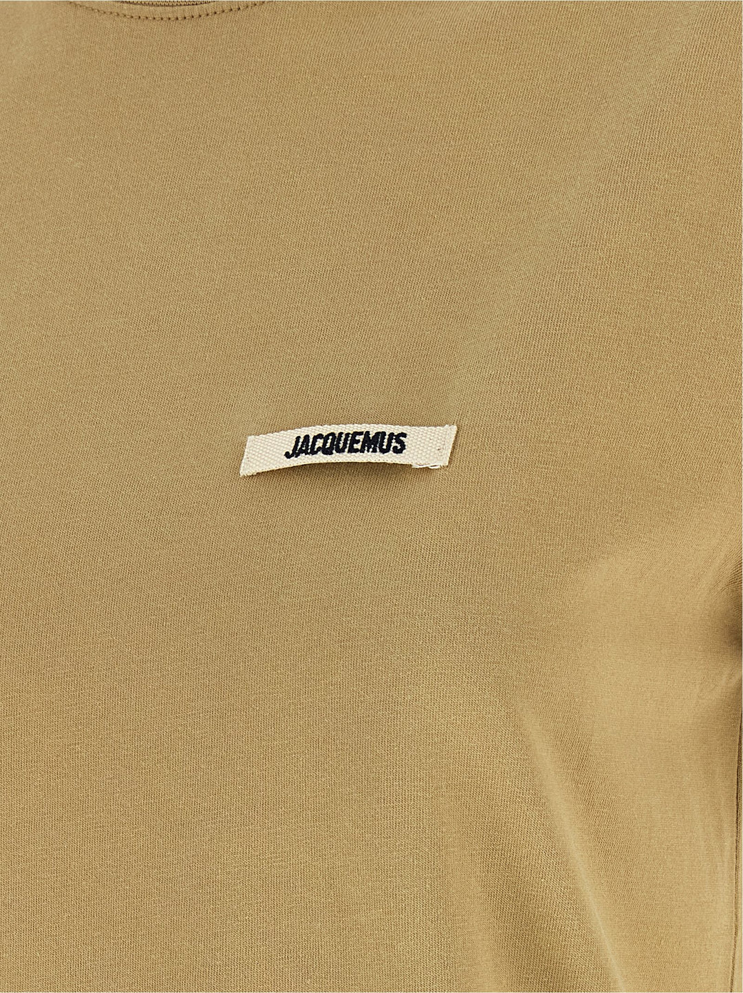 Jacquemus Le  Gros-Grain T-shirt - Beige | e4448c32fa68b494e265032bc76b274f1a117349