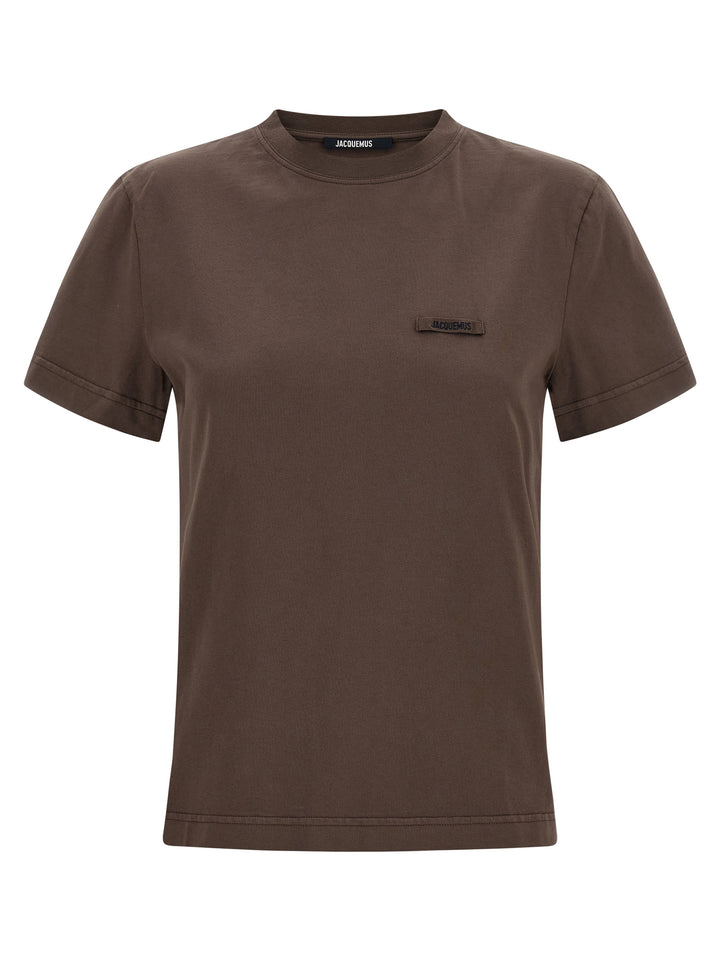 Jacquemus Le  Gros-Grain T-shirt - Brown | dcadd687e007720aca654ad91a3d4fde8b106dc6