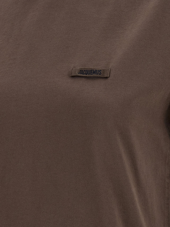 Jacquemus Le  Gros-Grain T-shirt - Brown | fc17c9377ef108a5ad034769ed3b131d989b91a6