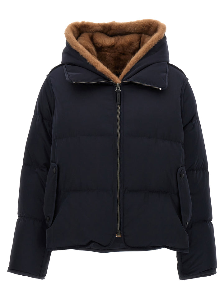 Doudoune Casual Jackets, Parka Blue