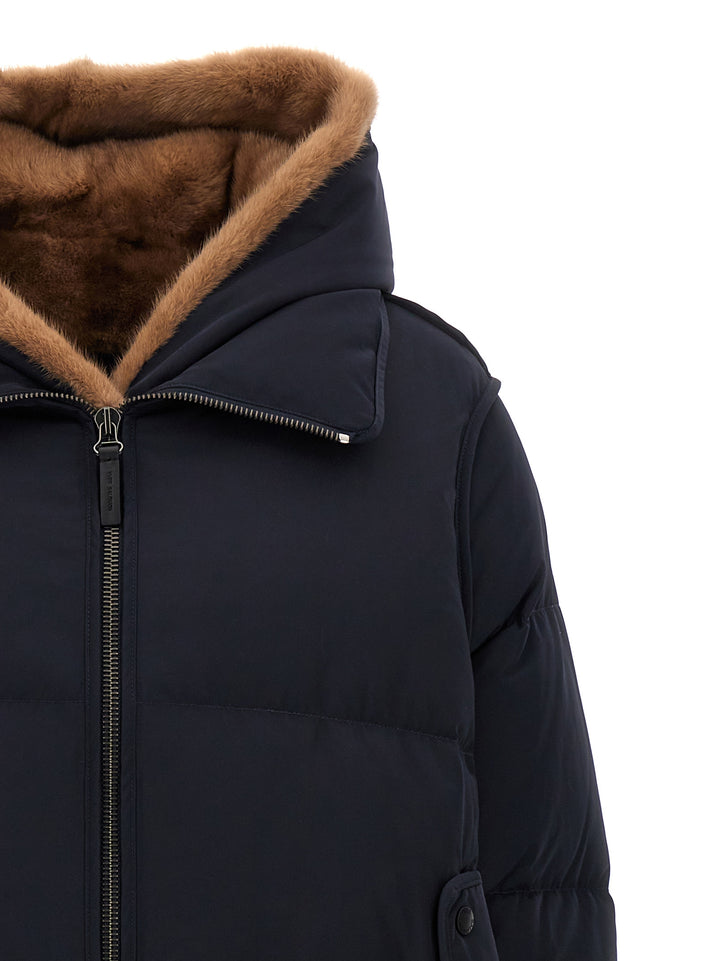 Doudoune Casual Jackets, Parka Blue