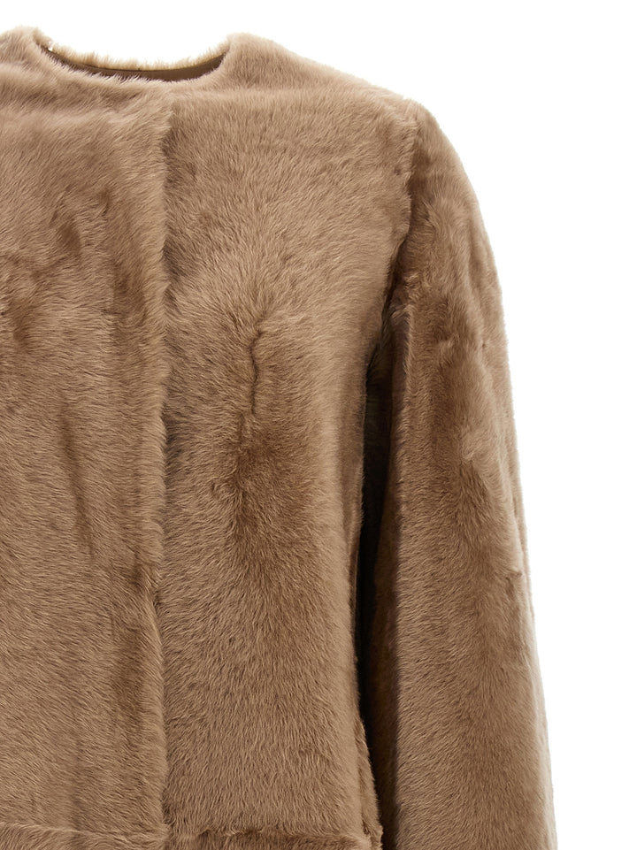 Manteau Fur Beige