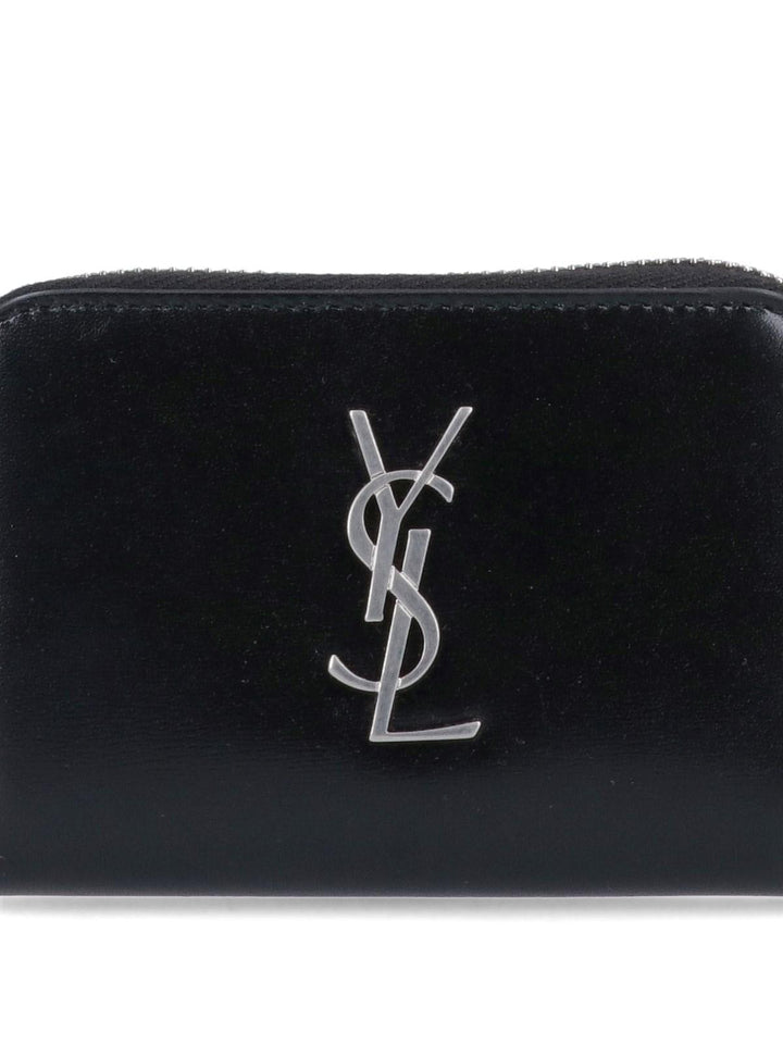Zip Around Wallet Monogram Wallets Black