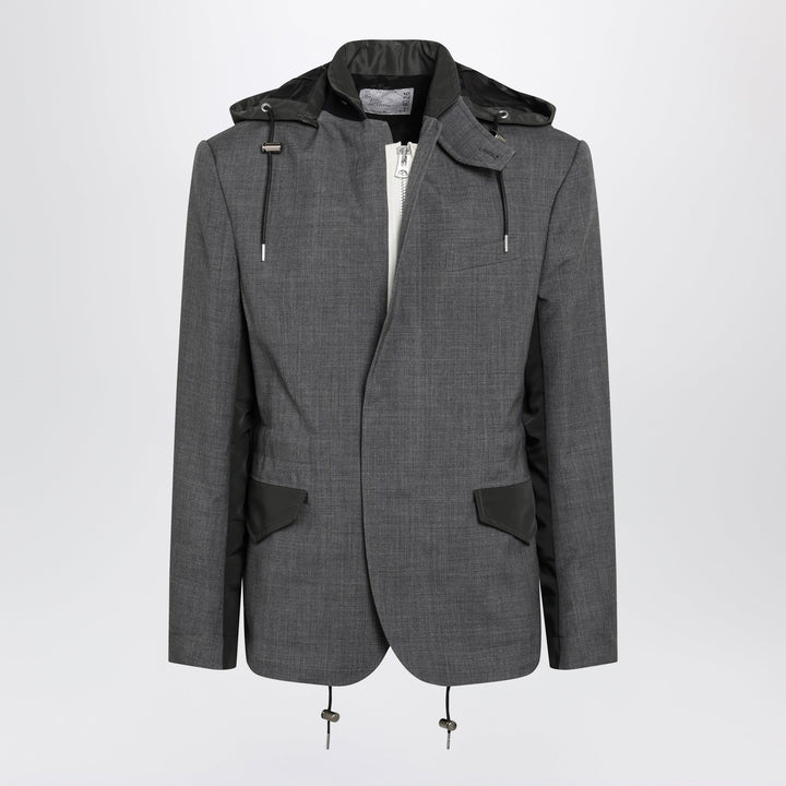 Sacai Coats & Jackets - Grey | 9c1680b6eaaceec55082b72643e46c3335031dfa