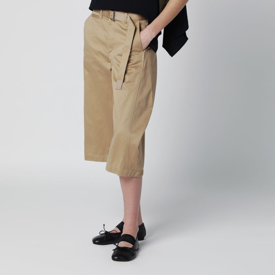 Sacai Shorts - Beige | 14382be8bbbf50665926fa32758541c377c4f49c