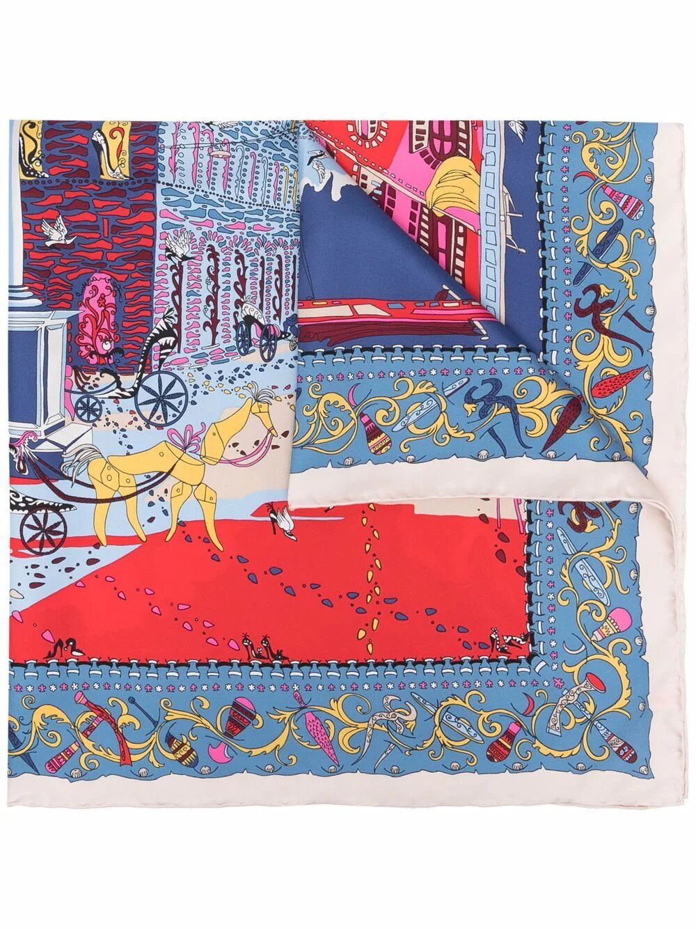 Ferragamo Foulards - Blue | 85092b26068413cb5b4782762164d07bf581df1b
