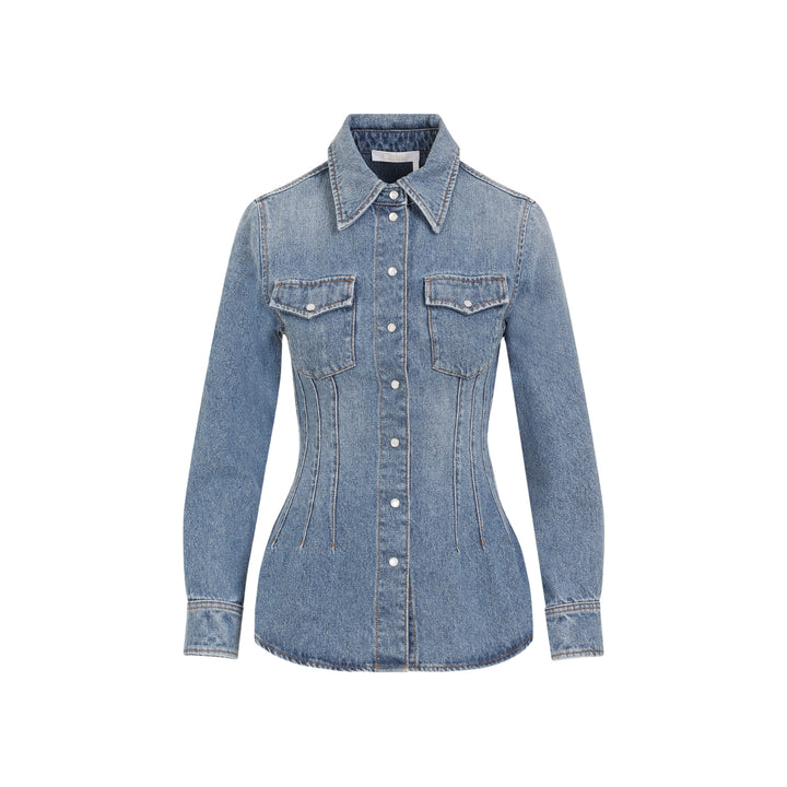 Chloe Denim&leather - Blue | 6ff03acc9fde214861156d1156f0e6961a2f7fce