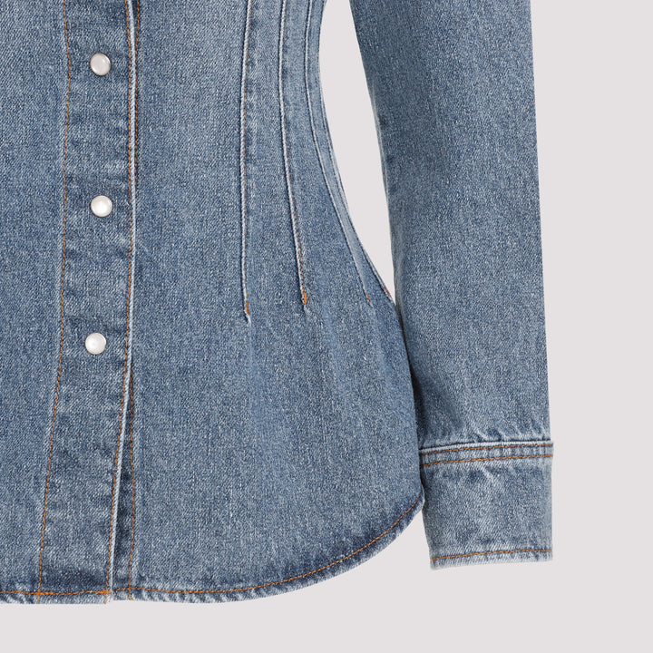 Chloe Denim&leather - Blue | e5dd6e99f0cc365cfcca521f901c72a99052fb1a