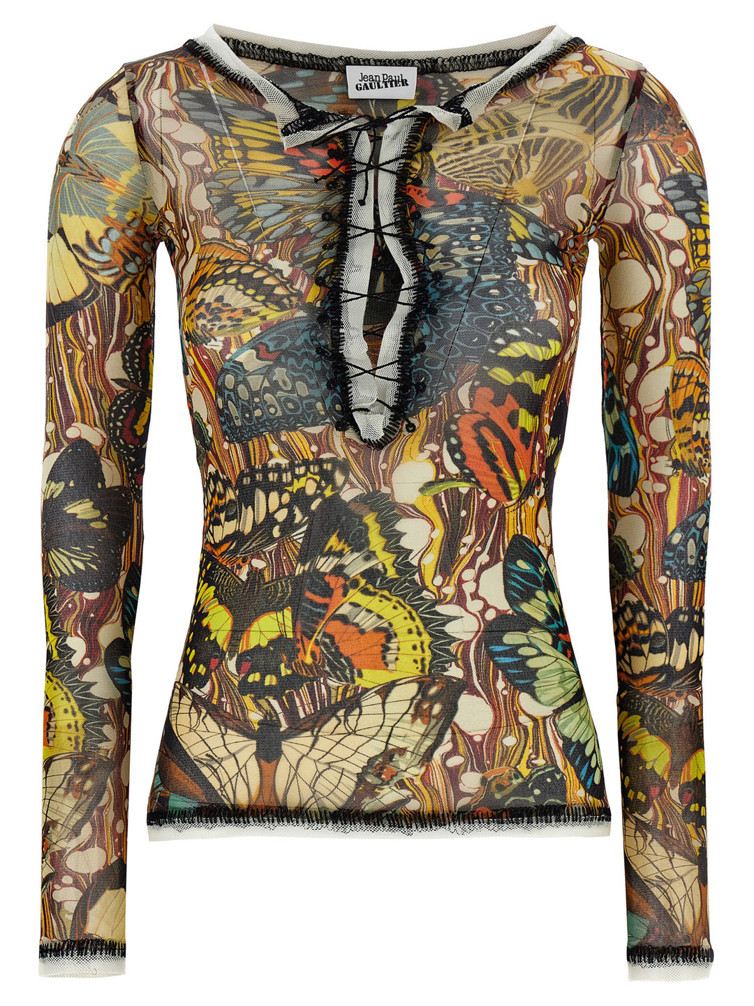 Jean Paul Gaultier Re-Edition - The Yellow Butterfly Sweaters and Cardigans - Multicolor | 89eedc01fc528c12b594c79522a875265d8febfc