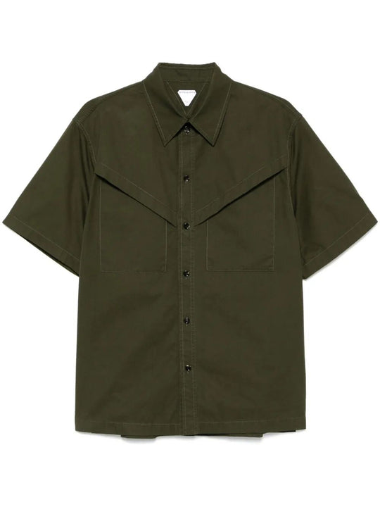 Light Cotton Twill Short Sleeved Shirt