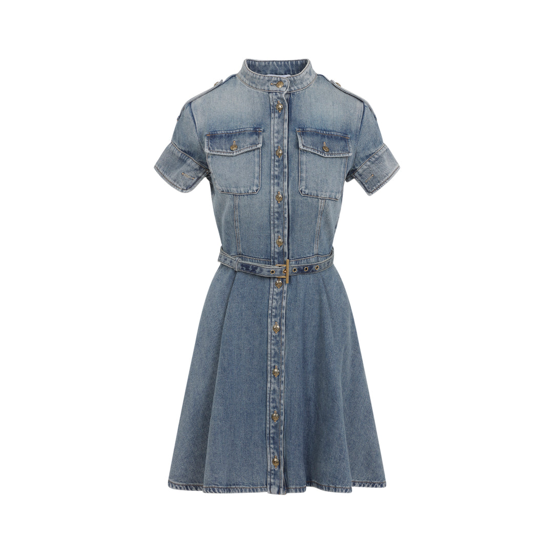 Alexander Mcqueen Mini dresses - Blue | c6e1657d3cd2a702c07683d6f3f51d9e0b6b4397