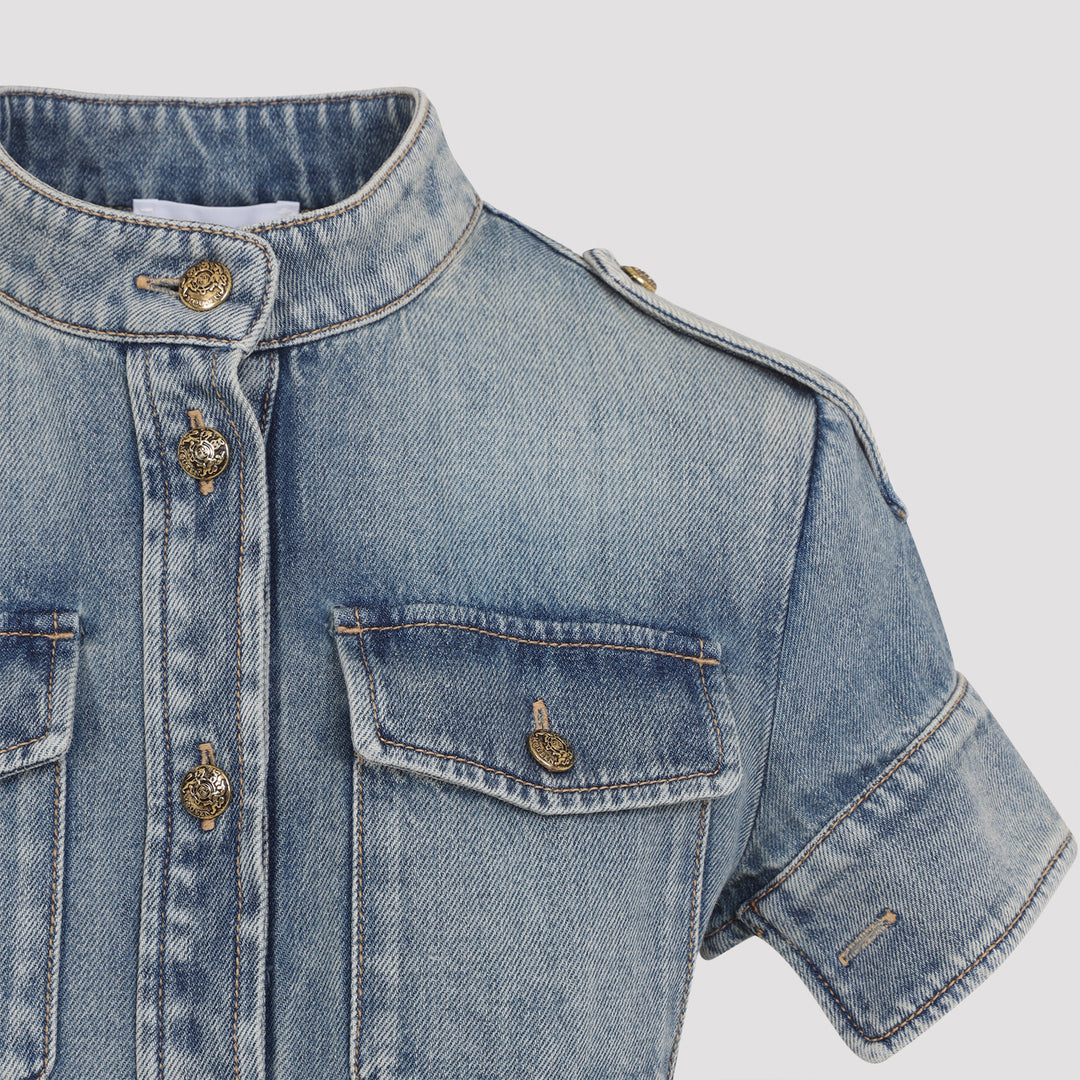 Alexander Mcqueen Mini dresses - Blue | 4088a48c3799dfdb989617636d1a76588d3b2cc3