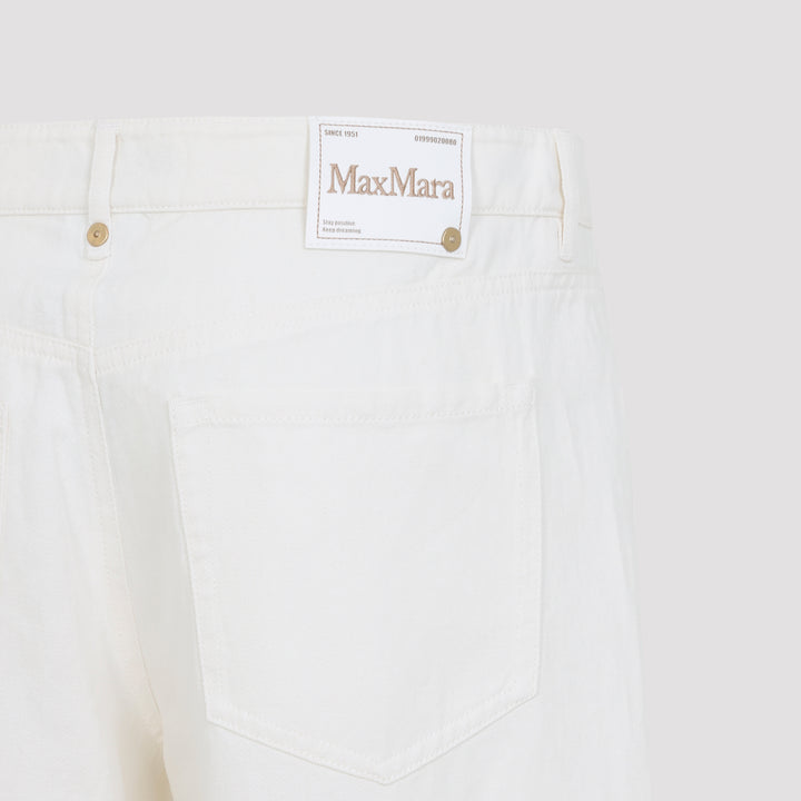 Max Mara`S Regular & straight leg - White | 22a61baff50cdeb9a4326e8baeb783d5cc8873a3