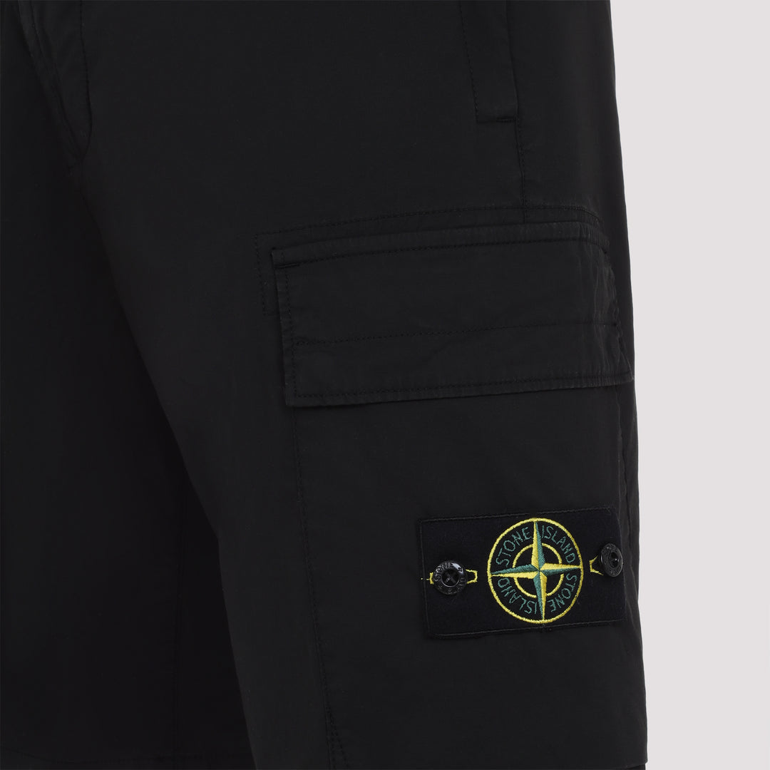 Stone Island Shorts - Black | 39f8eda5a905d3c014c3da5a51f162a5b5133fb3
